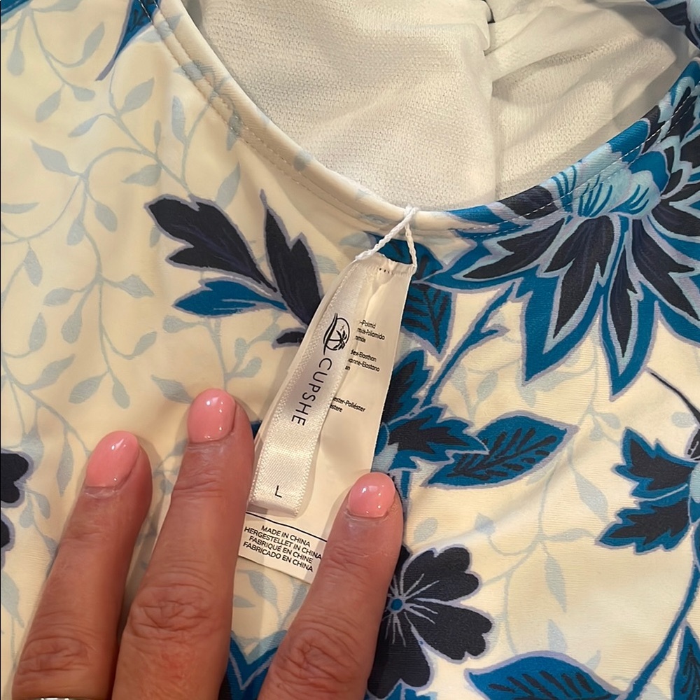 Floral cupshe One-Piece Swimsuit - Picture 5 of 5